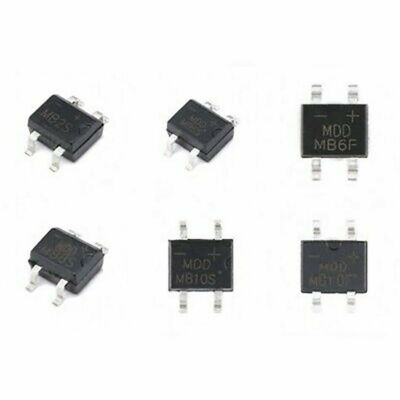MDD SMD Single Phase Glass Passivated Rectifier MB2S MB6S/6F MB8S MB10F/10S 