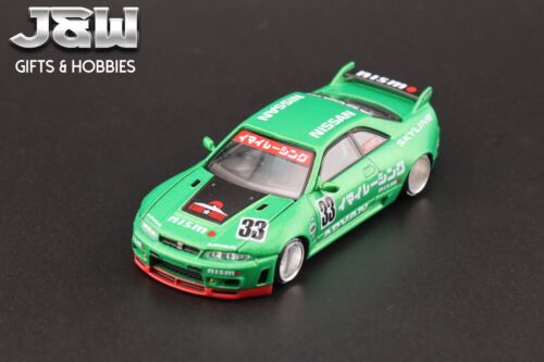 Kaido House x Mini GT Nissan GT-R (R33) Imai Racing V1 – Green #150 1/64 - Picture 5 of 12