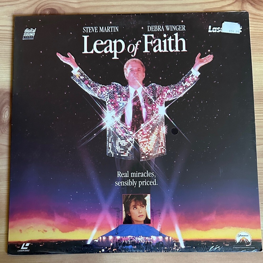 12" Laserdisc Laser Discs Leap of Faith with Steve Martin new, unopened eBay
