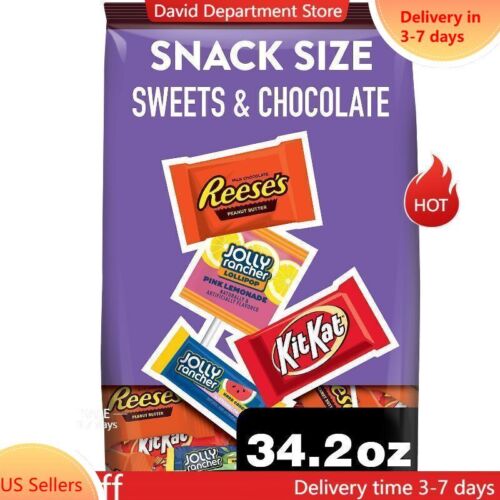 Reese's, Rancher Sweets and Chocolate Snack Size Candy Variety Pack - 34.19oz