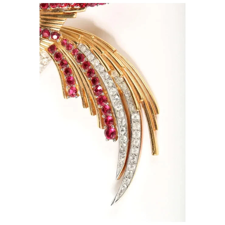 BOUCHER Unsigned Large Sapphire, Ruby, Chrysopras… - image 6