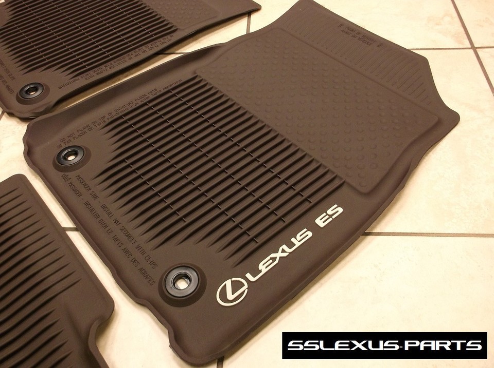 Lexus ES350 ES300H (20162018) OEM ALL WEATHER FLOOR "LINER" MATS 4pc