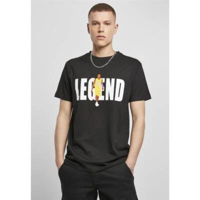 Mister Tee Basketball Lecteur T-Shirt Légende Mamba 24 Noir Col Rond Manches - Photo 1/4