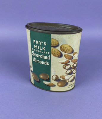 Fry's Milk Chocolate Scorched Almonds Original Vintage Dose - Cadbury Fry Indien