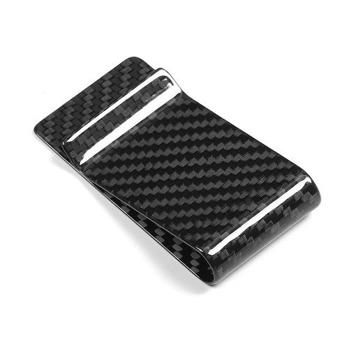 Lo último Visera de Fibra de Carbono para Coche Moda Billetera Tarjeta de Crédito Porta Dinero Clip para Billetes - Imagen 7 de 8