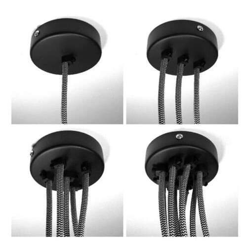 MULTI POINT DROP OUTLET DECKENROSETTE HAKEN PLATTE LEUCHTE ARMATUR - Bild 2 von 21