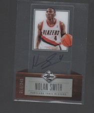 NOLAN SMITH 2012-13 PANINI LIMITED ROOKIE AUTO CARD #186