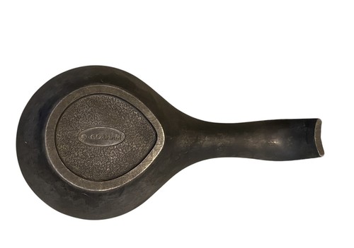 Reposacuchara vintage Gorham peltre diseño de frutas Terrence - Imagen 6 de 7