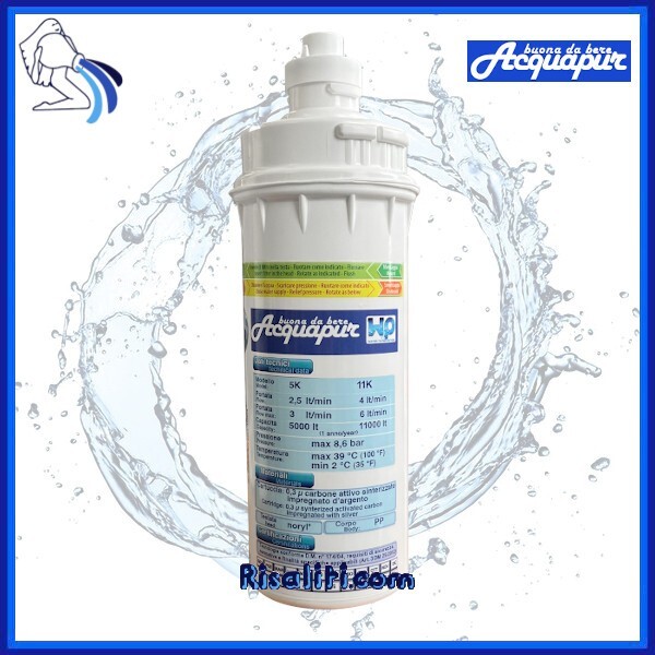 Filtro Acqua W2P 5K 0.3 Micron - Acqua Pura dal Rubinetto di Casa