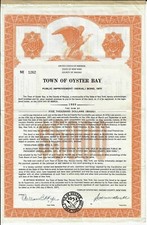 Town of Oyster Bay, 5000 $, obligacja 1971