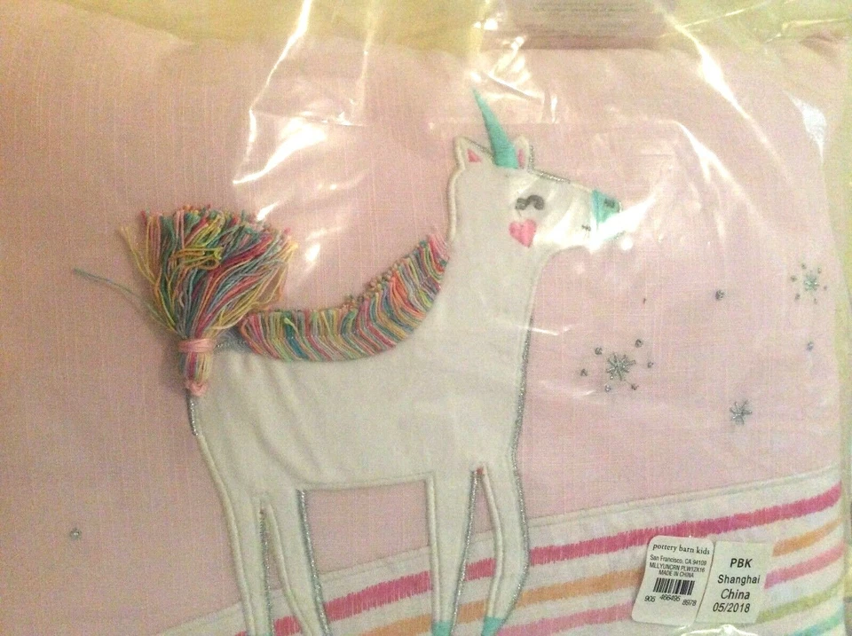 cerámica granero unicornio arco iris Disney almohada escuela niña cumpleaños vacaciones regalo, Foto 3 de 4