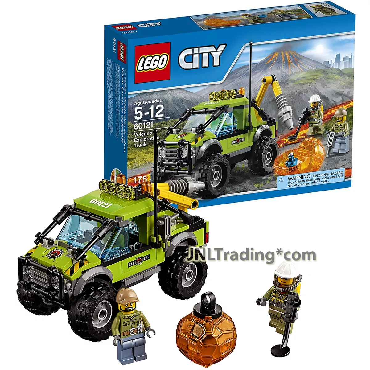 Year 2016 Lego City 60121 VOLCANO EXPLORATION TRUCK with