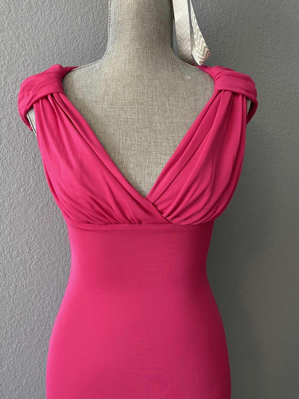 Abito Dsquared2 Fucsia Rosa Taglia XS Made in Italy