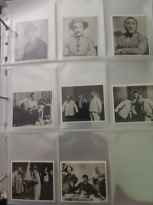 1974 The Three Stooges Sticker Set SMALL 8 Card Set NICE SHAPE
