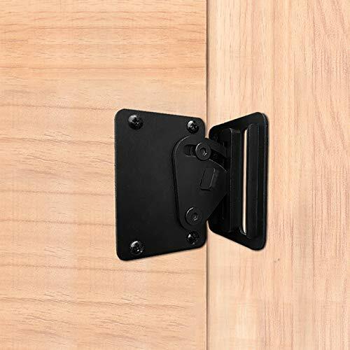 Image 161 - Steel Door Latch Sliding Door Lock for Sliding Barn Wood Door Gate Black/Silver