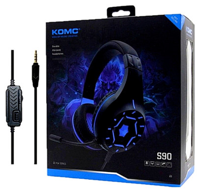 Gaming Headset with Mic Stereo Gamer Bass Surround Headphone For PS4 Xbox One PC