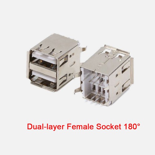 USB Socket A Female / B Female /SMD/DIP/ Dual-layer / Bent/Side Insert/ 90°/180° - Picture 26 of 27