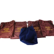 Velvet Rainbow Bridge Bags Drawstring 5 89254 Burgundy Wine Maroon