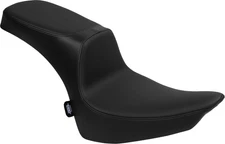 Drag Specialties - 4689E - Predator III 2-Up Seat - Solar Leather - Smooth - FL 