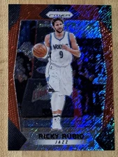 Ricky Rubio /8 2017 Prizm Red Shimmer #119 🏀