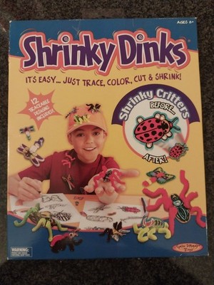 SHRINKY DINKS SHRINKY CRITTERS ACTIVITY KIT 2002 SPIN MASTER TOYS NEW