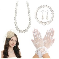 5Pcs Fascinators for Women Tea Party Fascinator Hat for Women Veil Tea Party