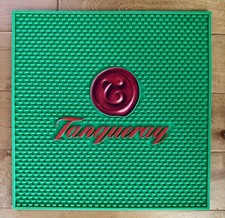 Tanqueray Gin Rubber Service Wait Station Large Square Spill Bar Mat Coaster NEW