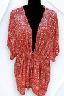Victoria’s Secret 2016 Red White Heart Print Kimono Robe Coverup One-Size NWT — photo 2