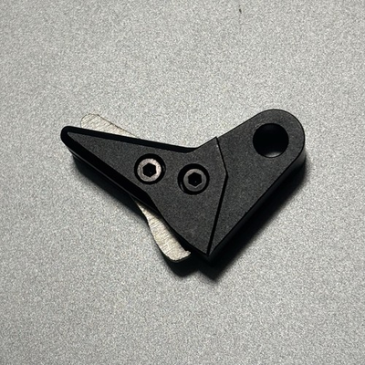 #ad #ad Gen 3 4 Aluminum Billet Flat Trigger Shoe Black Raw Safety Glock SJ Precision $32.99