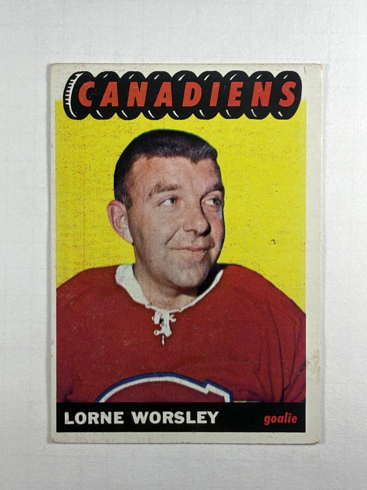 Gump Worsley #2 Hockey Cards 1965 Topps trading card — raw and PSA graded price guide