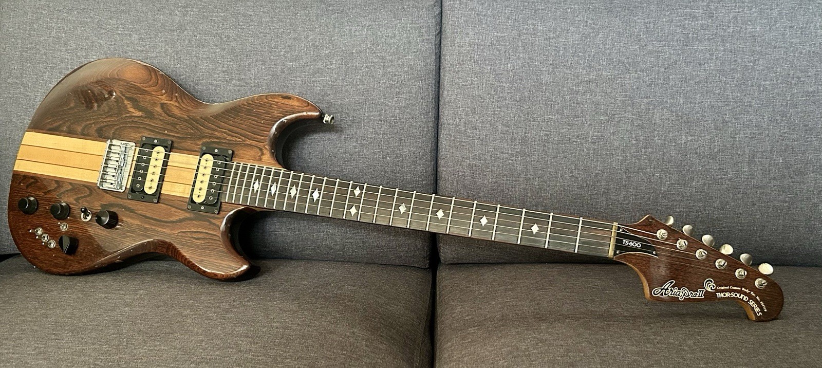 Aria Pro II Thor-Sound series TS600 neck-through vintage guitar