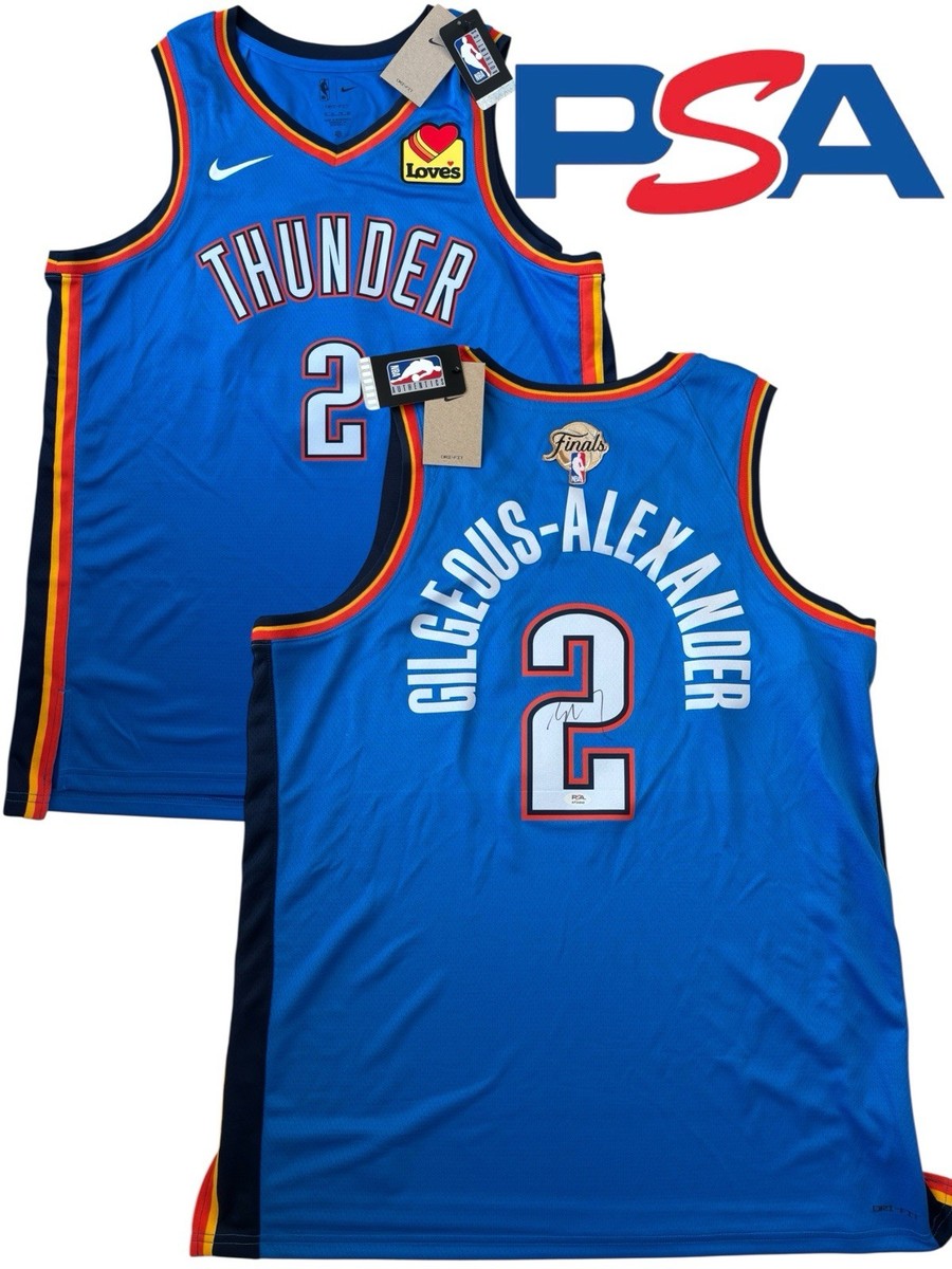Shai Gilgeous-Alexander Signed Authentic 2025 NBA FINALS