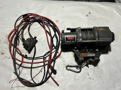 #ad #ad Winch Warn 2500? Lbs Used On Arctic Cat ATV Four Wheeler Kawasaki Brute Force $125.00