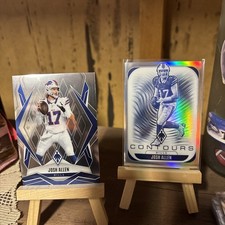 2025 Panini Phoenix Josh Allen CONTOURS Buffalo Bills #4 and 129 as pictured 