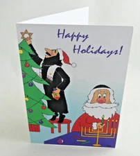 Lot/24 Interfaith-Hanukkah/Christmas Cards Mixed Chanukah/XMas, NEW
