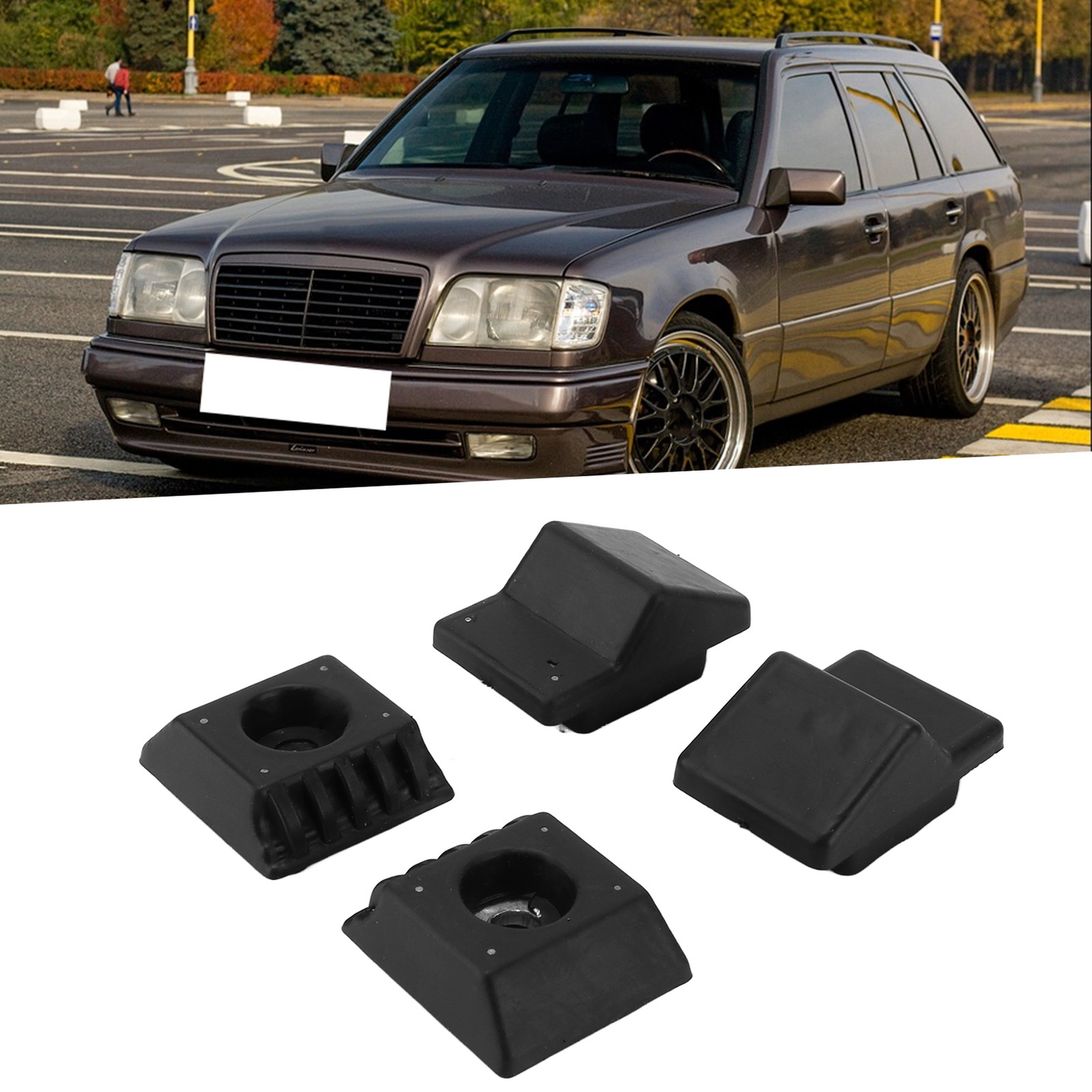 4pcs Tailgate Stop Buffer Rubber 1247580044 Replacement For W124 A124 C124 S124