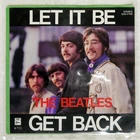 BEATLES LET IT BE ODEON EAS17158 Japan COMPANY SLEEVE VINYL 7