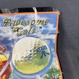 Atari Lynx - Awesome Golf - Game & Poster - Tested