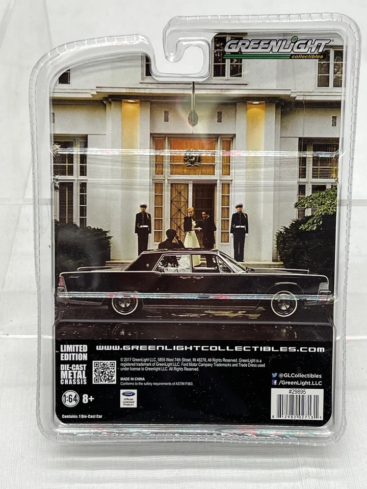 全新密封,绿灯 1965 年林肯大陆玩具车 全新未拆封 — 第 3/3 张图片