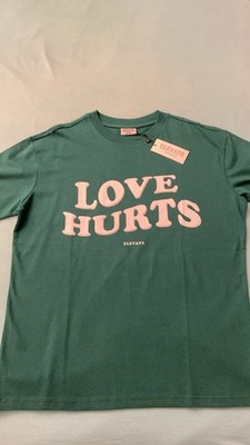 Elevate  Love Hurts  T-Shirt Grün in M NEU (oversized)
