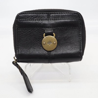 Mulberry, Portemonnaie, Schwarz, Einfarbig, 11 cm, 8 #i9l