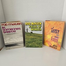 Rod McKuen - Lot of 3 Hardcovers - Listen to the Warm , Fields Of Wonder, Shadow Rod McKuen - Lot of 3 Hardcovers - Listen to the Warm , Fields Of Wonder, Shadow