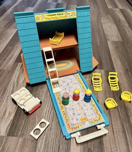 Vintage Fisher Price Play Family A Frame