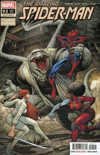 AMAZING SPIDER-MAN #92 ARTHUR ADAMS | MISTY KNIGHT VAMPIRE LIZARD 1