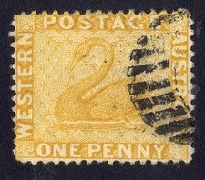 REFtiroir 53 OUTREMER AUSTRALIE OCCIDETALE-N°16 tirage de 1864-oblitéré-PROMO