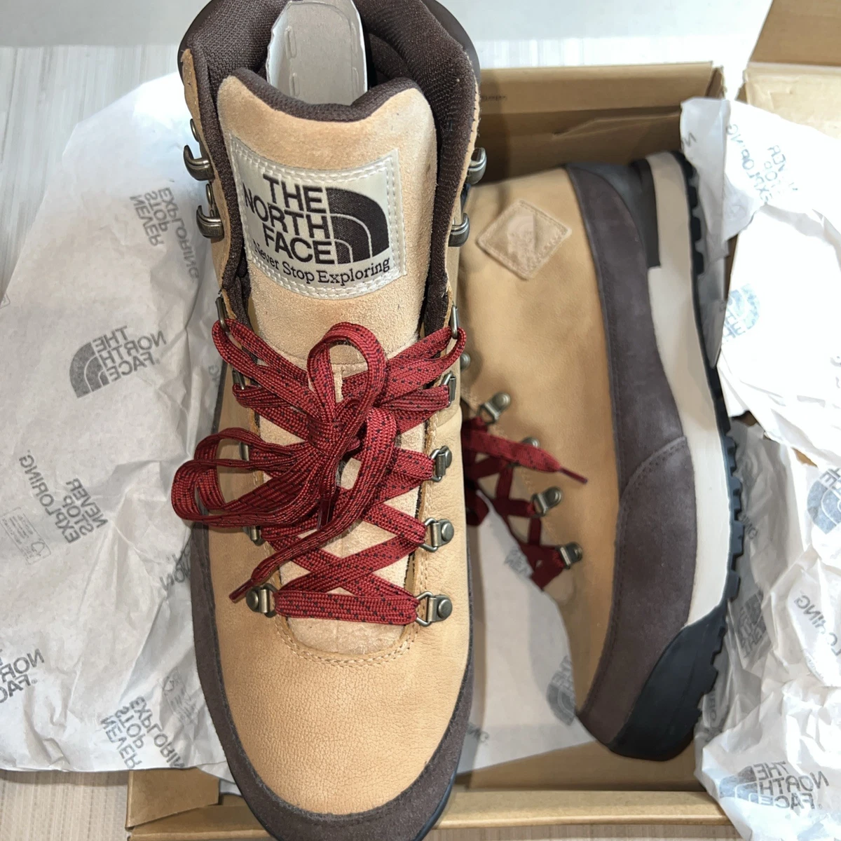 The North Face Brown Hiking Shoes & Boots for Men for sale  display picture 3