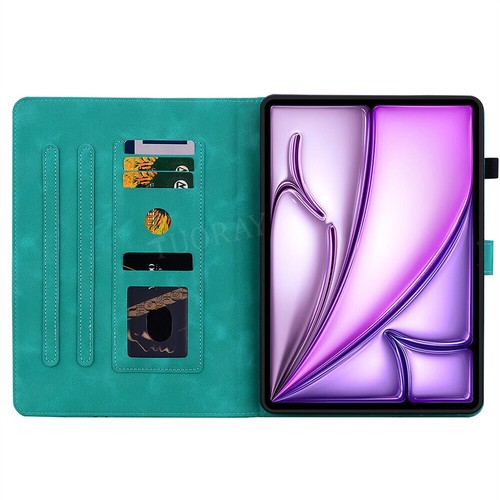 For iPad Pro 13 11 Air 6 5 4 10.9 8/9/10th Tablet Flip Leather Case Stand Cover - Bild 14 von 52