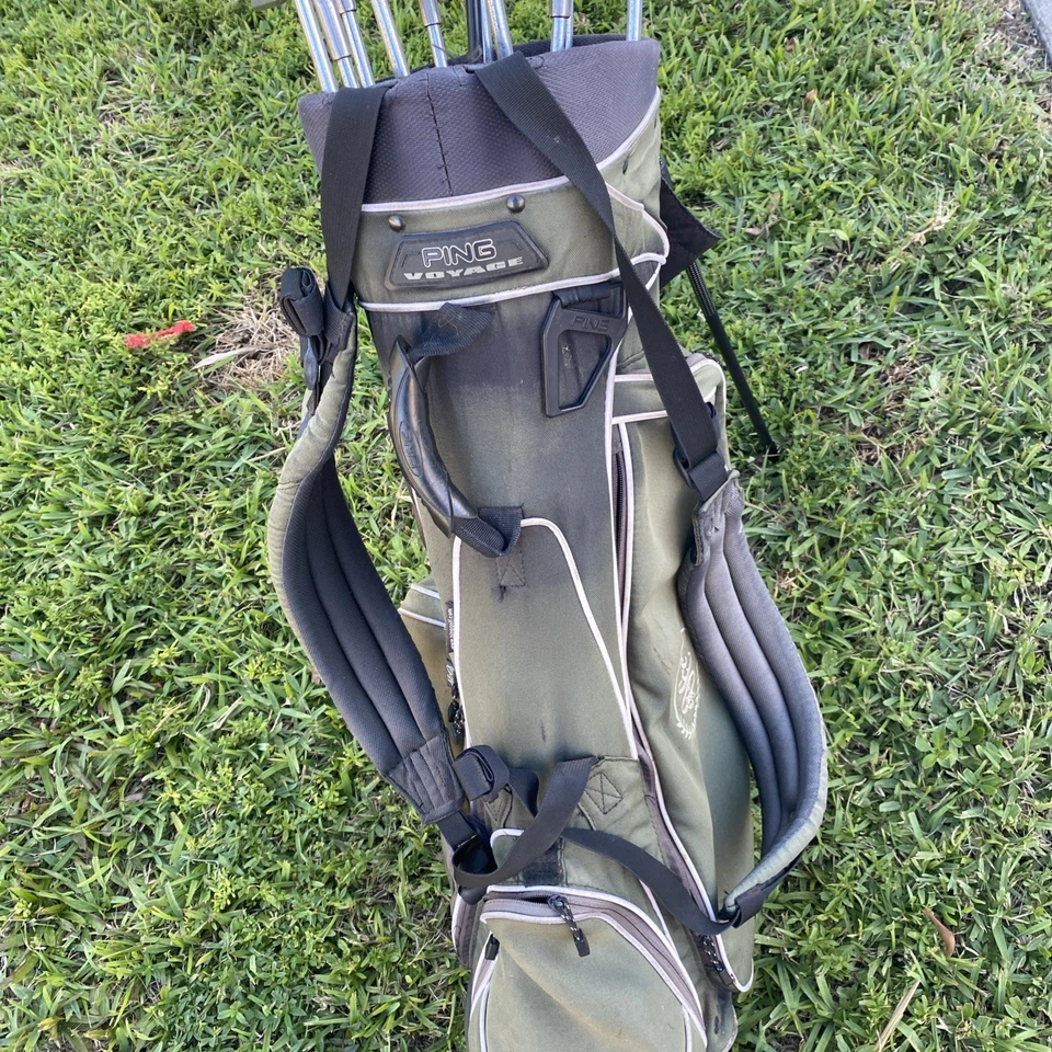 Bolsa de pie Ping Hoofer y juego completo de palos de hierro - ideal para comenzar Foto 3 de 4