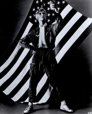David Bowie Young Americans USA Flag 8 x 10'' Photo Promo Press Patriotic Vintage