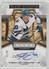 2024-25 Upper Deck Black Diamond Auto 85/99 Fabian Zetterlund #BDB-FZ Auto 1q2